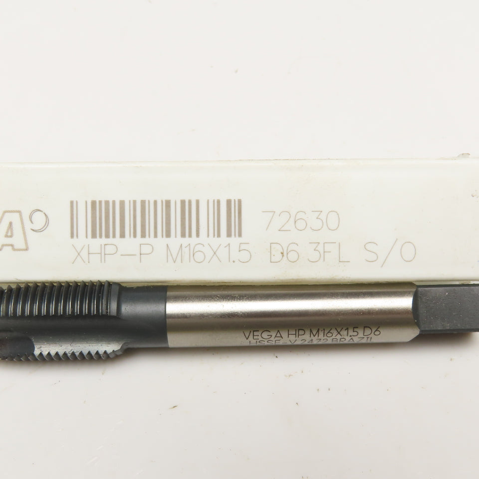 Vega XHP-P 72630 M16x1.5 Metric Spiral Plug Tap 3 Flute
