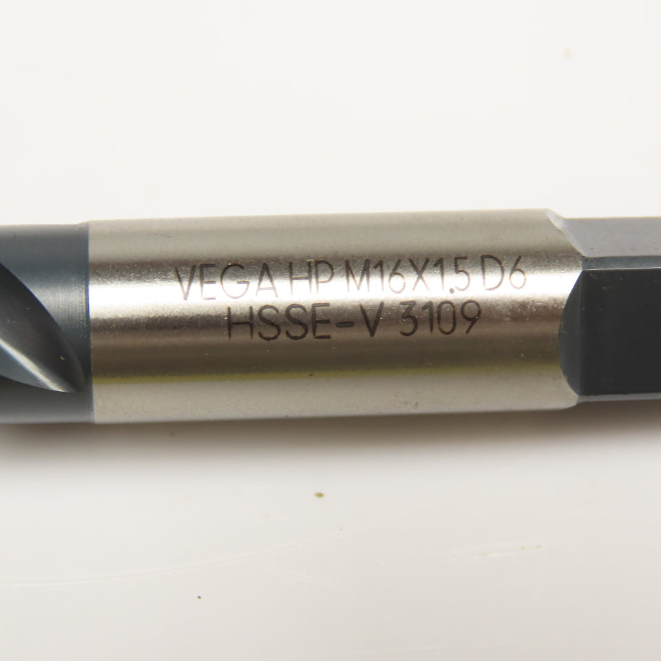 Vega 74630 XHP-MB M16 x 1.5 D6 3FX Spiral 3 Flute Bottoming Tap