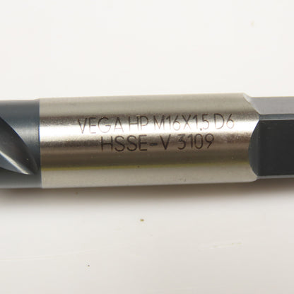 Vega 74630 XHP-MB M16 x 1.5 D6 3FX Spiral 3 Flute Bottoming Tap