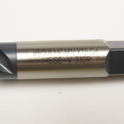 Vega 74630 XHP-MB M16 x 1.5 D6 3FX Spiral 3 Flute Bottoming Tap
