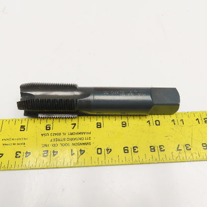 Hy-Pro 1-3/8"-12 UNF GH5 HSS 4 Flute Straight Plug Tap Black Oxide