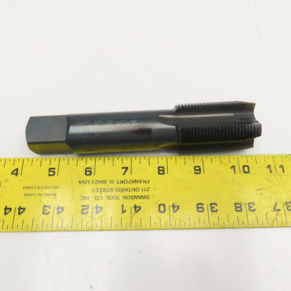 Hy-Pro 1-3/8"-12 UNF GH5 HSS 4 Flute Straight Plug Tap Black Oxide