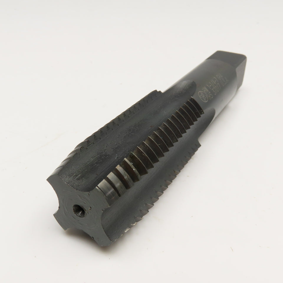 1-1/4"-7 UNF GH4 HSS 4 Flute Straight Plug Tap Black Oxide
