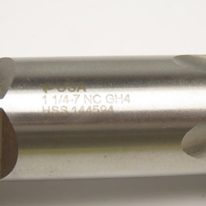 Fastcut Tools 1-1/4"-7 NC HSS GH4 4 Flute Straight Plug Tap