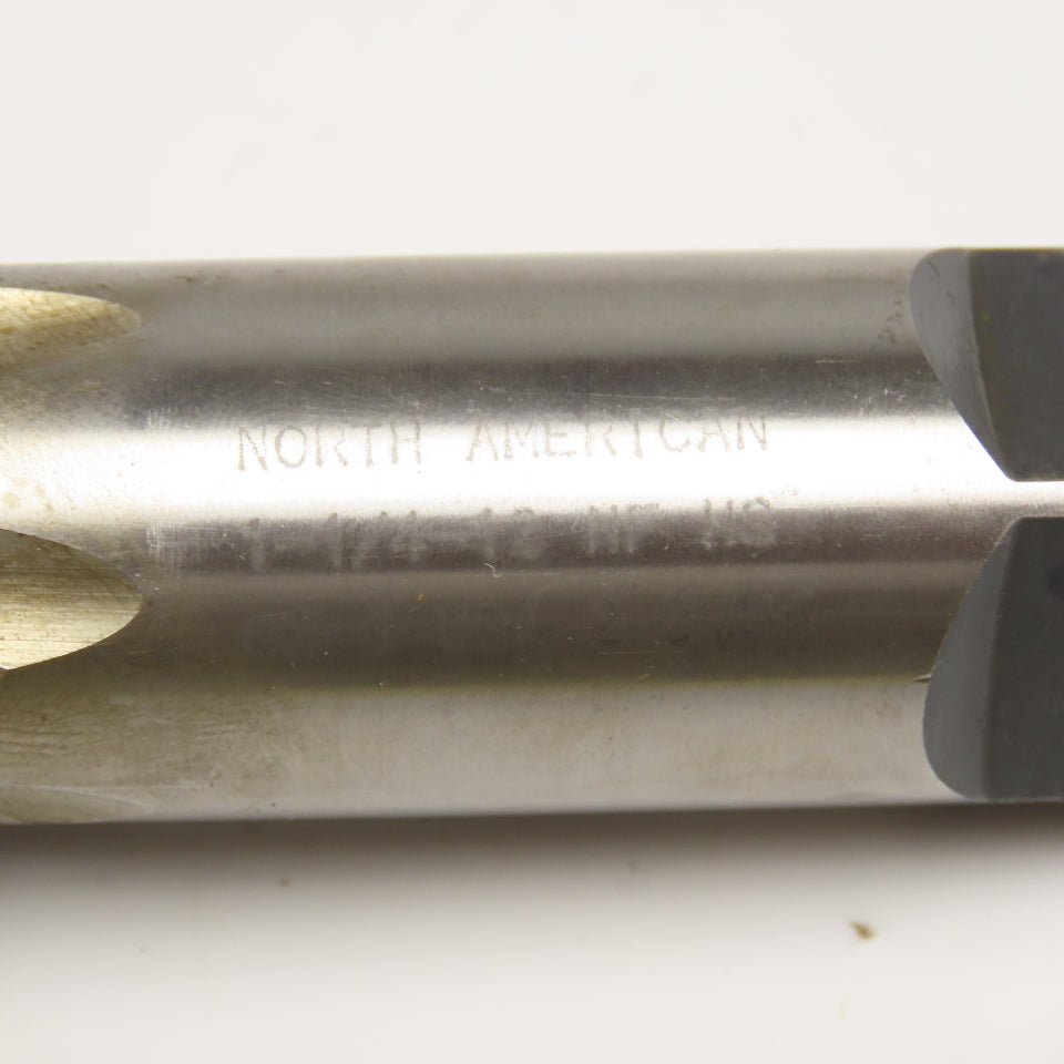 North American 1-1/4"-12 NF HS GH6 6 Flute Straight Plug Tap