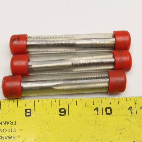 North American M12 x 1.25 Metric 4 Flute Straight Plug Tap Lot Of 3