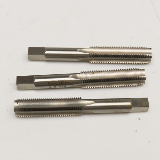 North American M12 x 1.25 Metric 4 Flute Straight Plug Tap Lot Of 3