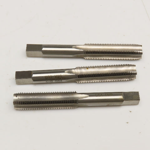 North American M12 x 1.25 Metric 4 Flute Straight Plug Tap Lot Of 3