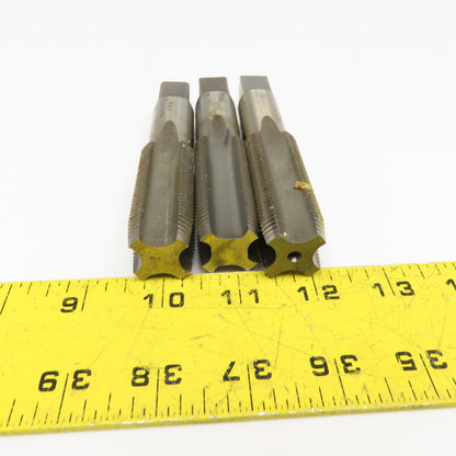 1"-14 NS HSS H4 Plug Tap 4 Flute Made In USA Lot Of 3