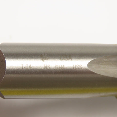 Fastcut Tool 1"-14 NS HSS GH4 4 Flute Straight Bottoming Tap