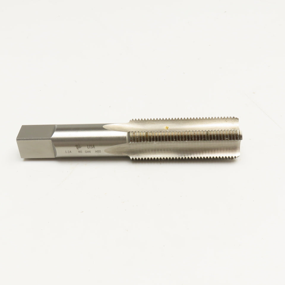 Fastcut Tool 1"-14 NS HSS GH4 4 Flute Straight Bottoming Tap