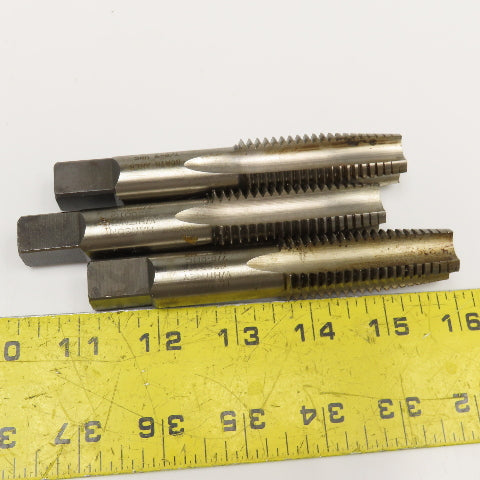 Hanson 7/8"-9 NC HS GH4 4 Flute Plug Tap Used Lot Of 3