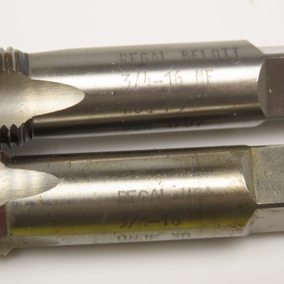 Regal Beloit 3/4"-16 NF HSS 4 Flute Straight Bottoming Tap Used Lot Of 2