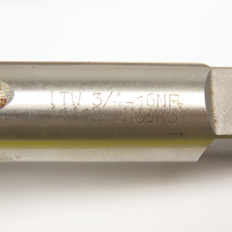 ITW 3/4"-16 NF HSS 4 Flute Straight Plug Tap Used Lot Of 2