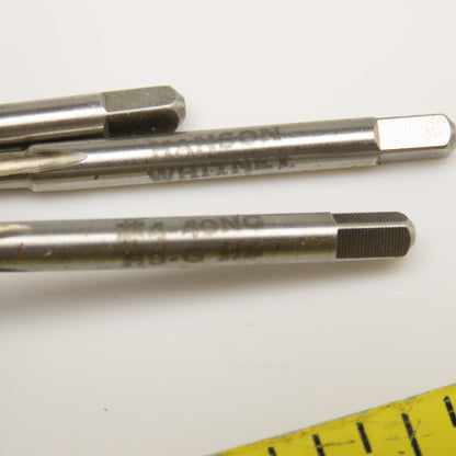 Hanson Whitney 4-40 GH-2 3 Flute Plug Tap Lot Of 3