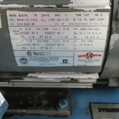Dynamic Bosch 0513300202 18 Gallon Hydraulic Power Unit 1000PSI 208-460V 5Hp