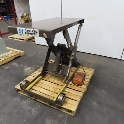 Autoquip 36S25 2500Lbs. 48"x24" Hydraulic Scissor Lift Table 6-42" Lift 230/460V 3Ph