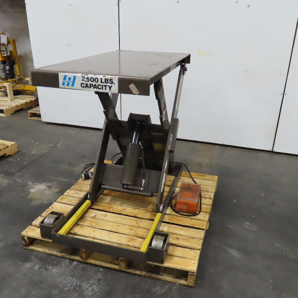Autoquip 36S25 2500Lbs. 48"x24" Hydraulic Scissor Lift Table 6-42" Lift 230/460V 3Ph