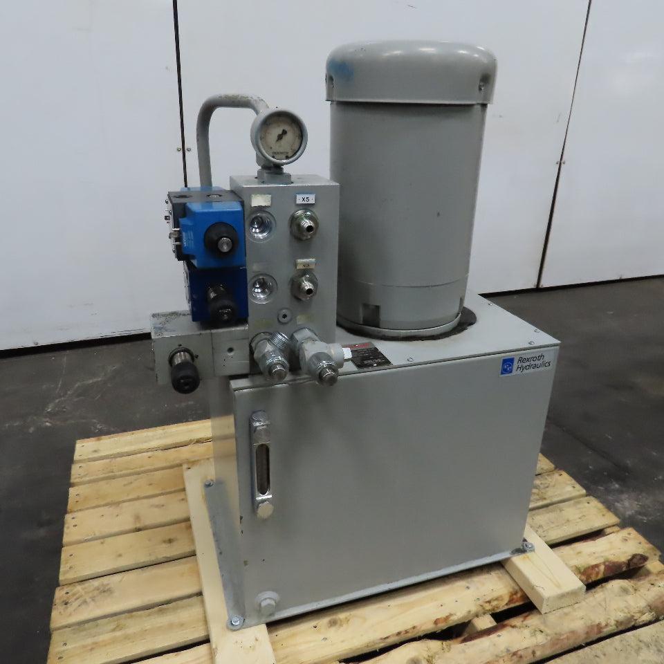 Rexroth 43AHAG-10791-0-C 20 Gallon Hydraulic Power Unit 230/460V 10Hp