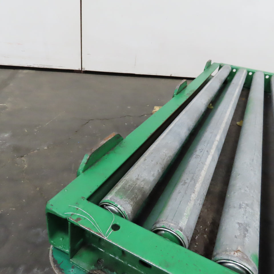 46" Wide x 47" L Roller Case Conveyor Turn Table End Stop Divert Section