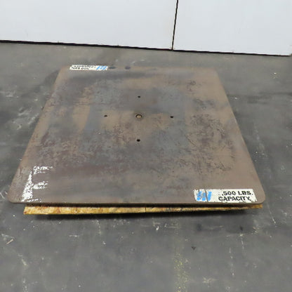 Autoquip 48" x 48" 2500Lbs Capacity Rotating Top for Lift Tables TOP ONLY