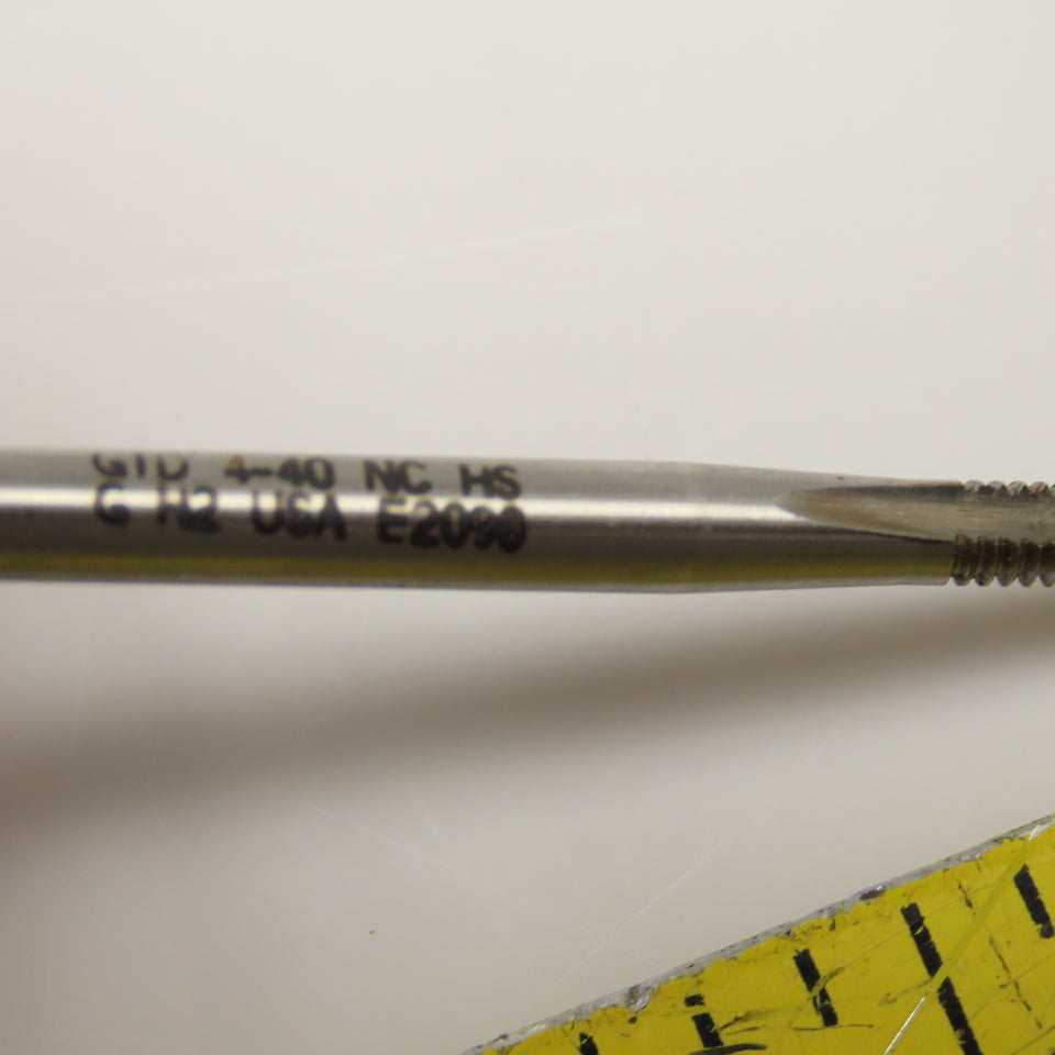 GTD 4-40 NC GH-2 Straight 2 Flute Plug Tap Lot Of 3