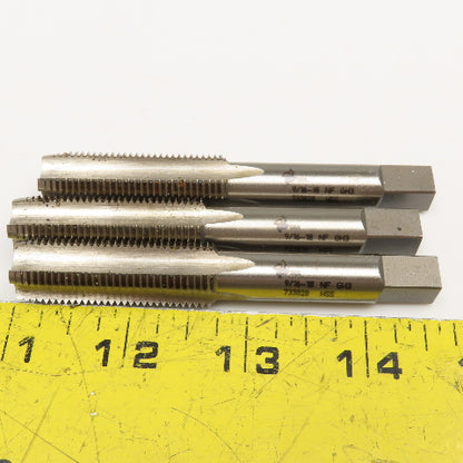 Fastcut Tools 9/16-18 NF GH3 HSS 4 Flute Straight Plug Tap Lot Of 3