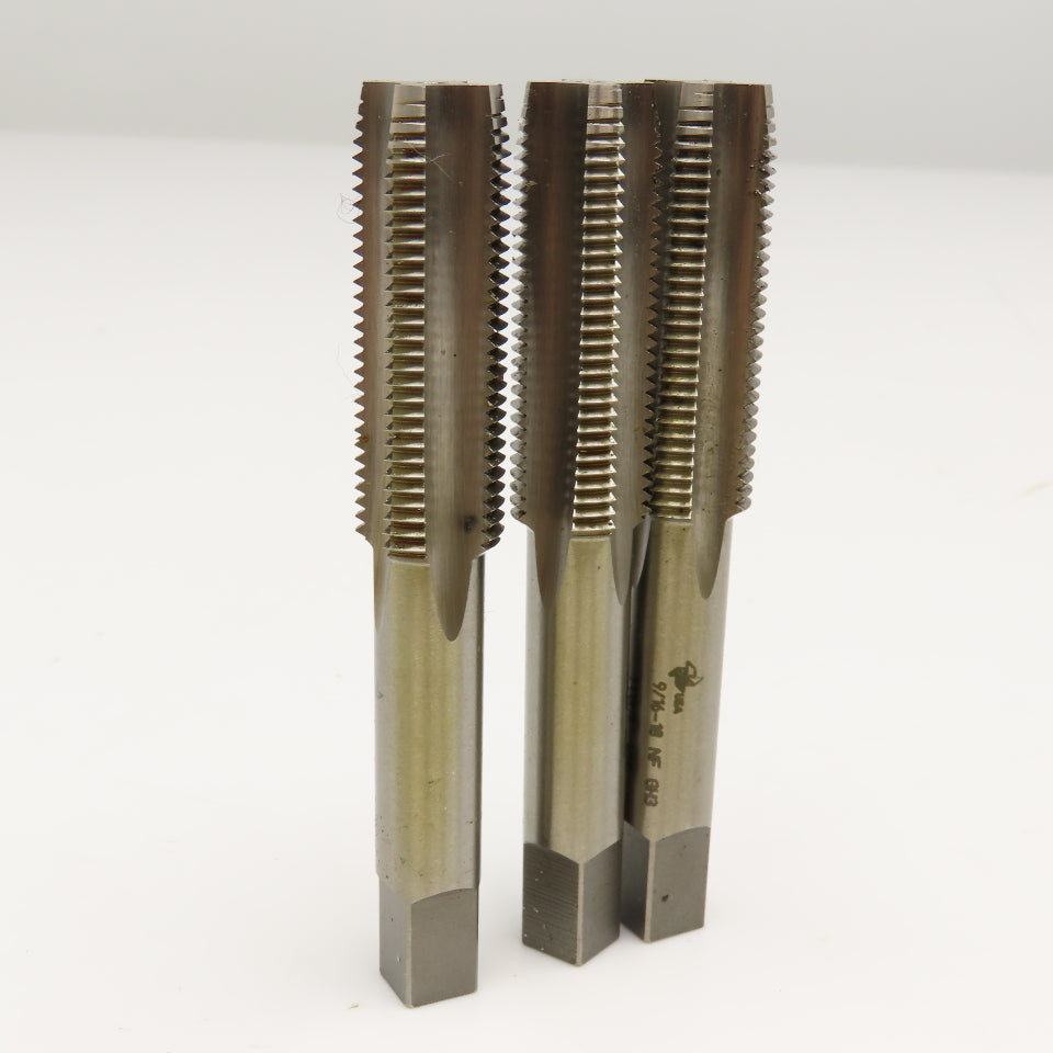 Fastcut Tools 9/16-18 NF GH3 HSS 4 Flute Straight Plug Tap Lot Of 3