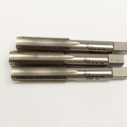 Fastcut Tools 9/16-18 NF GH3 HSS 4 Flute Straight Plug Tap Lot Of 3