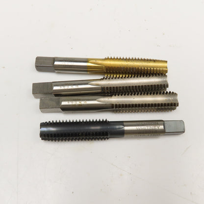 9/16"-12 Plug Tap 4 Flute Mixed USA Manufacturers Lot Of 4