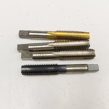 9/16"-12 Plug Tap 4 Flute Mixed USA Manufacturers Lot Of 4