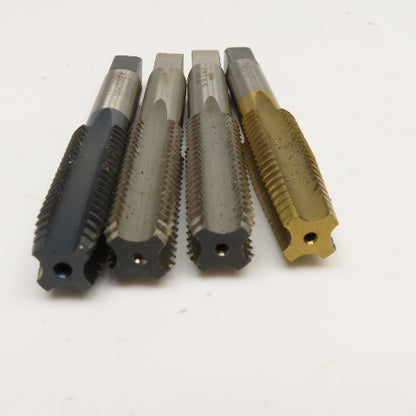9/16"-12 Plug Tap 4 Flute Mixed USA Manufacturers Lot Of 4