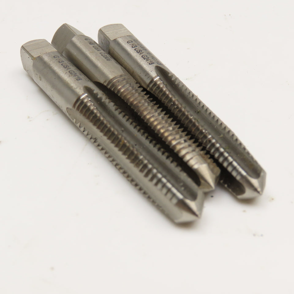 GTD 3/8"-16 NC HS GH3 Straight 4 Flute Plug Tap Lot Of 3