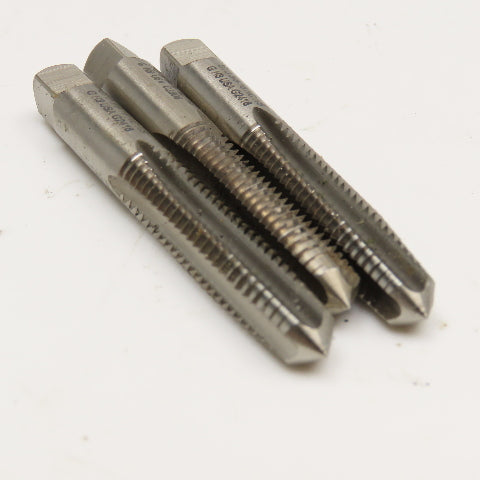 GTD 3/8"-16 NC HS GH3 Straight 4 Flute Plug Tap Lot Of 3