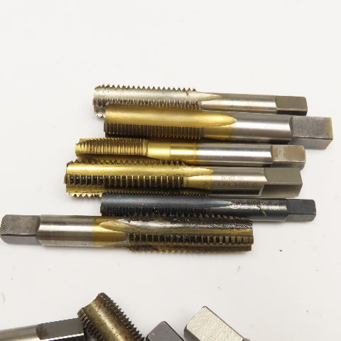 Mixed Lot Plug Bottoming Taps 5/8"-18, 3/4-10, 1/2-20 Lot Of 22