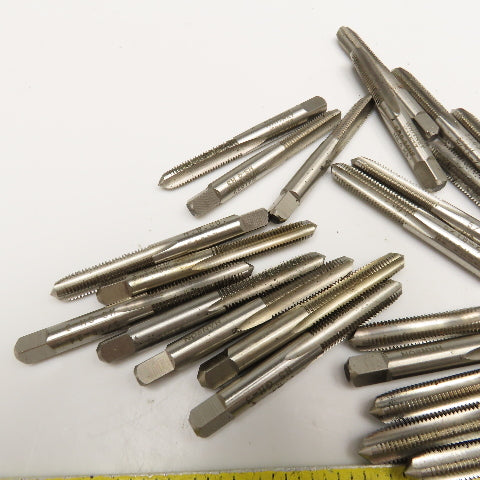 5/16-18 NF Straight 4 Flute Plug Tap Mixed Manufacturers USA Lot Of 24