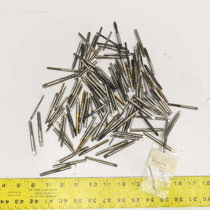 Standard Mixed Lot Bottoming Plug Hand Taps 4-40, 6-32, 12-24 Lot Of 100+