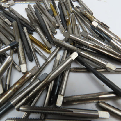 Standard Mixed Lot Bottoming Plug Hand Taps 4-40, 6-32, 12-24 Lot Of 100+