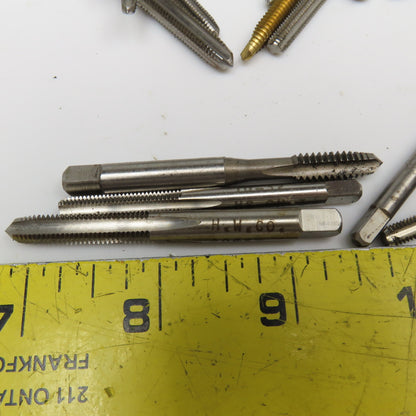 Standard Mixed Lot Bottoming Plug Hand Taps 4-40, 6-32, 12-24 Lot Of 100+