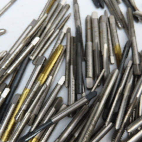 Standard Mixed Lot Bottoming Plug Hand Taps 4-40, 6-32, 12-24 Lot Of 100+