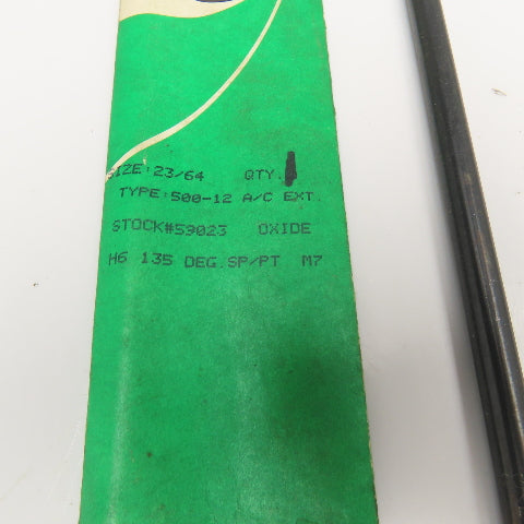 PTD Extra Length HSS Brite Finish Drill Bits 23/64", 29/64" x 12" Lot Of 3