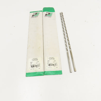 PTD Extra Length HSS Brite Finish Drill Bits 17/64" x 12" Lot Of 2