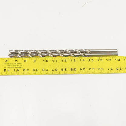 PTD Extra Length HSS Brite Finish Drill Bits 7/16" x 12" Lot Of 2