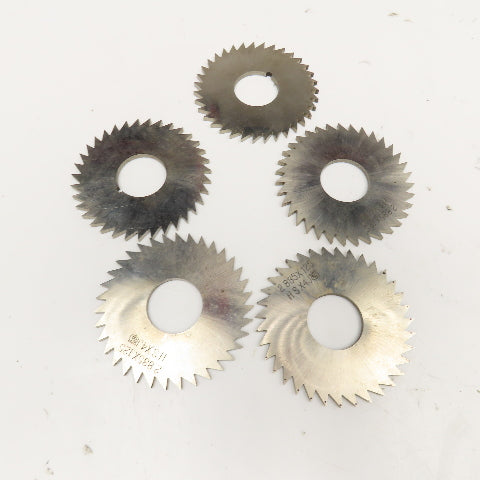 ST Co. 2.835 x .125" Screw Slotting Cutting Blade 35T 1" Bore Lot Of 5
