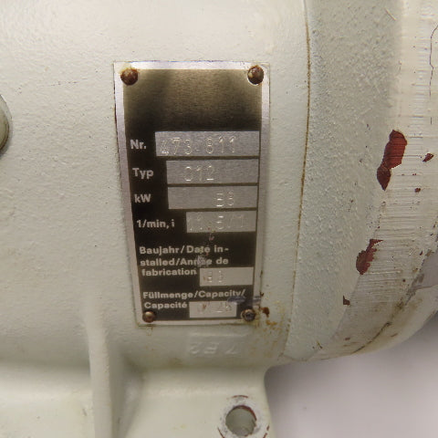 Thien & Co. DKF 71 N 054 GB 11.5:1 Ratio 0.37kW 220/380V Gear Motor W/ Brake