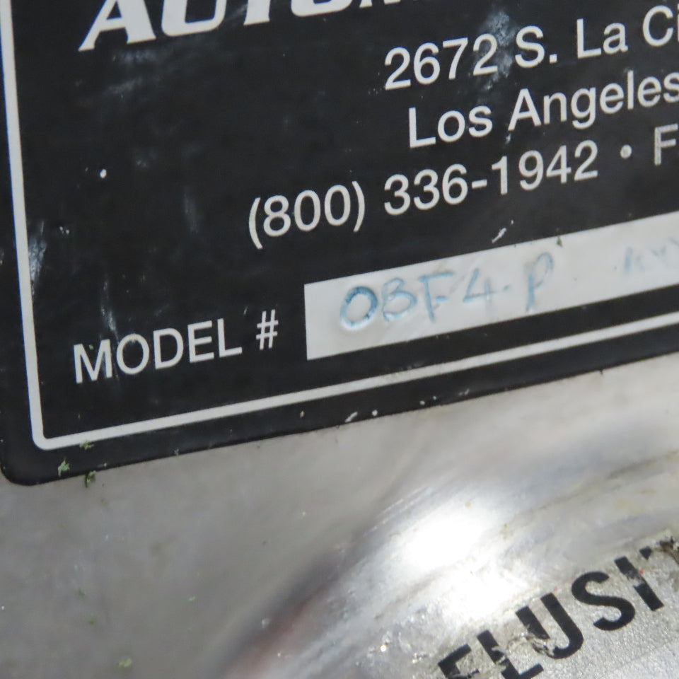 Tekleen OBF4-P 4" Stainless Steel Flange Mount Skid Series Filter 400GPM