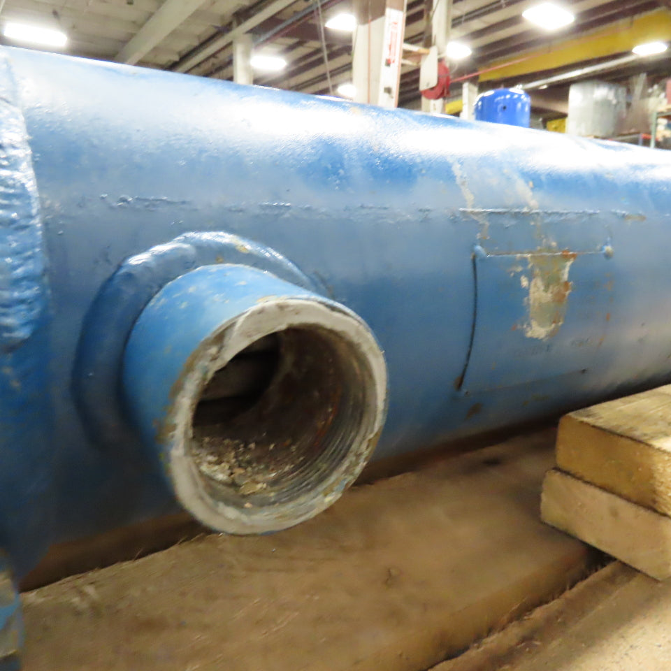 4" Flange Mount Tube Heat Exchanger 91" OAL 2" NPT