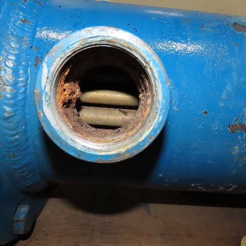 4" Flange Mount Tube Heat Exchanger 91" OAL 2" NPT
