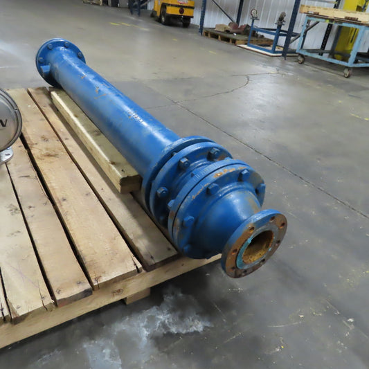 4" Flange Mount Tube Heat Exchanger 91" OAL 2" NPT