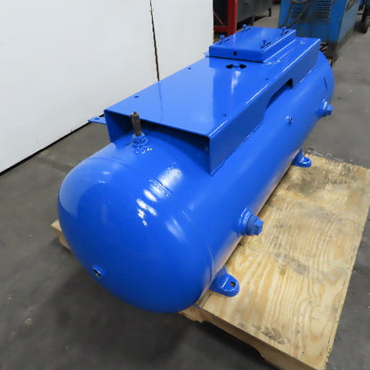 Brunner Eng. 80 Gallon Horizontal Compressed Air Receiver Storage Tank 200PSI